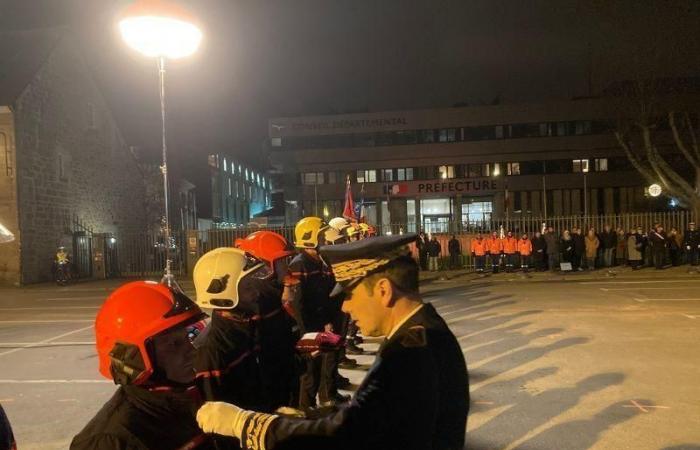 Les pompiers des Côtes d’Armor ont fêté Sainte-Barbe