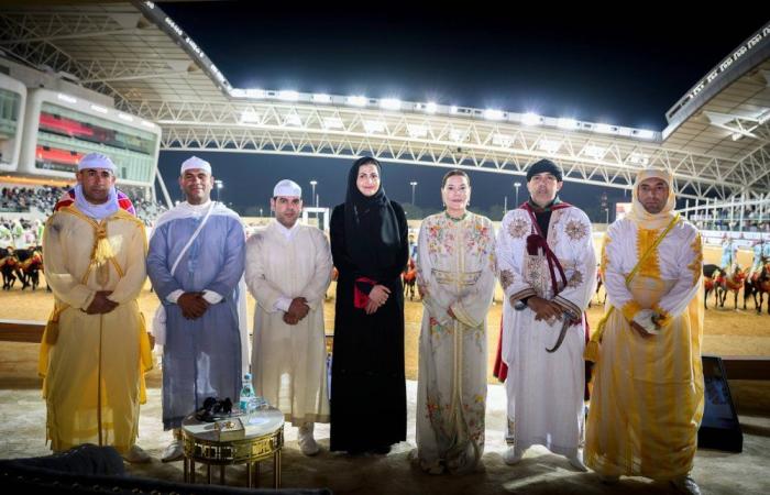 SAR la Princesse Lalla Hasnaa et SE Cheikha Sara Bint Hamad Al-Thani président le « Tbourida Show » à Doha