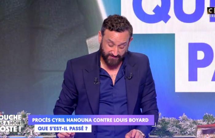 Cyril Hanouna, absent de son procès, lit à l’antenne un SMS attribué à Louis Boyard