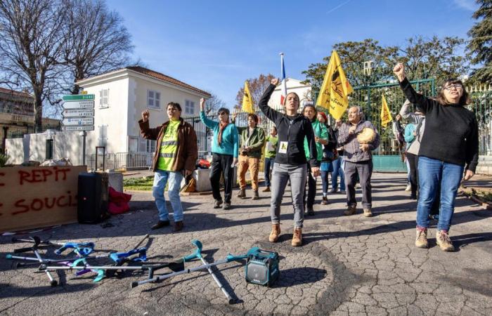 A Draguignan, un flashmob pour obtenir plus de protection sociale pour les agriculteurs et les exploitants