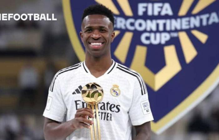 Vinicius Junior remporte le Ballon d’Or de la Coupe Intercontinentale de la FIFA