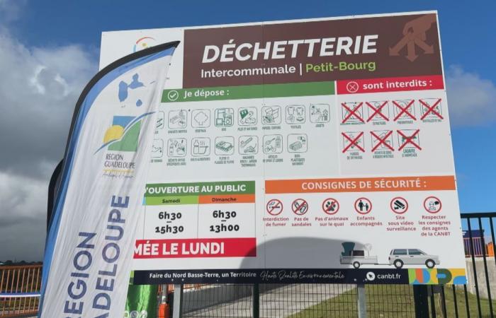 une nouvelle déchetterie ouvre à Petit-Bourg