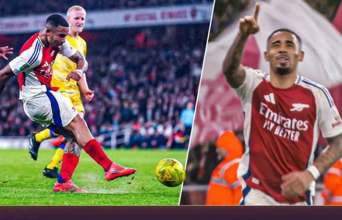 Arsenal 3-2 Crystal Palace : le triplé de Gabriel Jesus en seconde période inspire les Gunners à remporter la victoire en Coupe Carabao