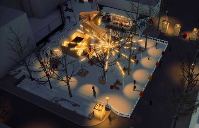 Place du Village | Une nouvelle patinoire pour animer le Village