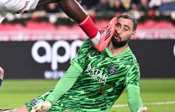 Peur et sang, Donnarumma défiguré