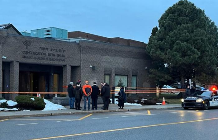 Une synagogue de Montréal-Ouest visée par un incendie criminel présumé