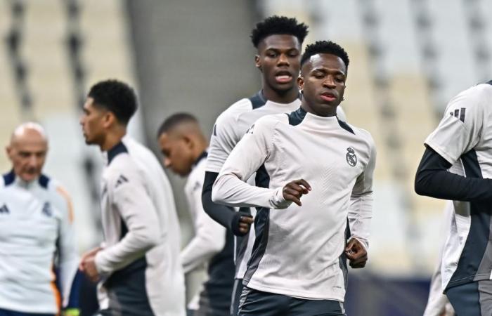 séance d’entraînement avant le match final de la Coupe Intercontinentale de la FIFA