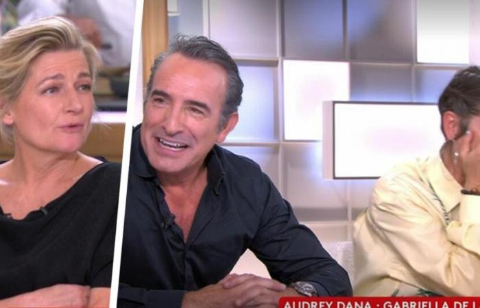 Jean Dujardin déstabilisé par une question sexuelle d’Anne-Elisabeth Lemoine