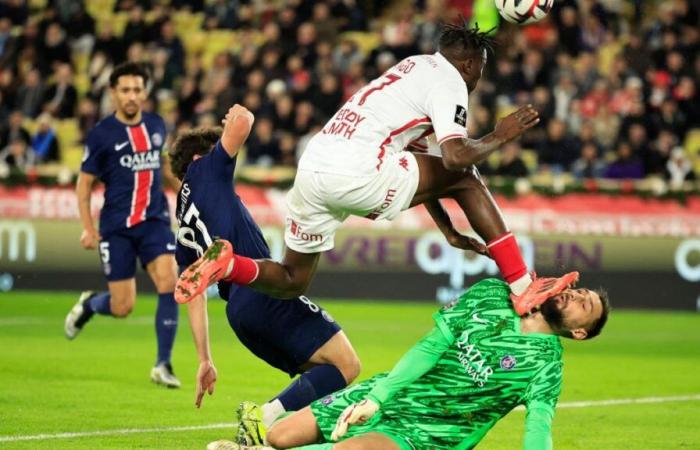 Donnarumma, frappé au visage par Singo dans Monaco-PSG