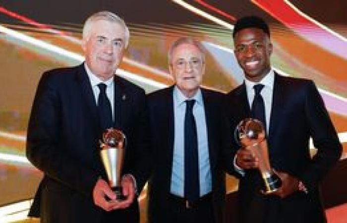 Ronaldo félicite Vini Jr. pour le prix du meilleur joueur de la FIFA