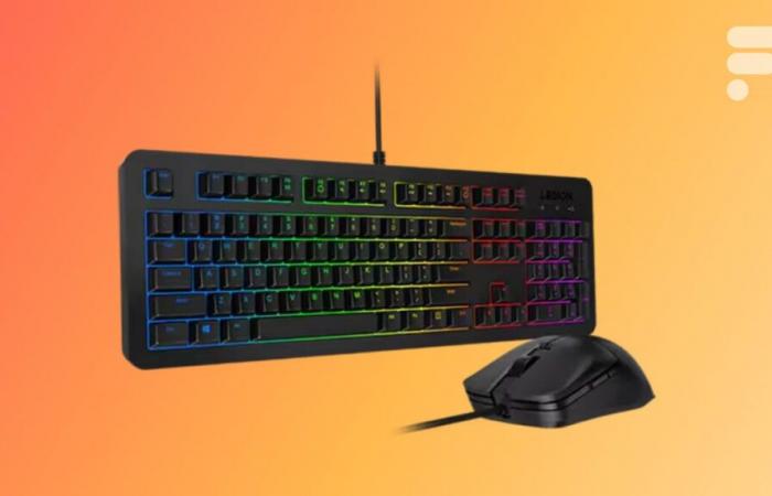 39 €, c’est le prix de Noël très bas de ce pack gaming Lenovo avec clavier + souris