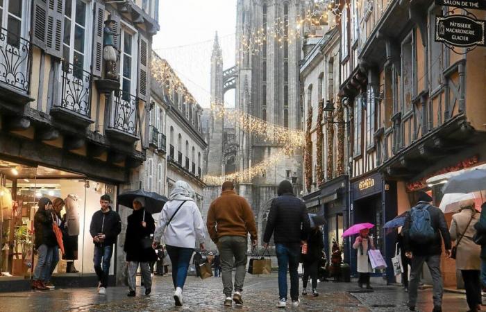 A Quimper, la ruée vers les cadeaux tarde à se faire sentir