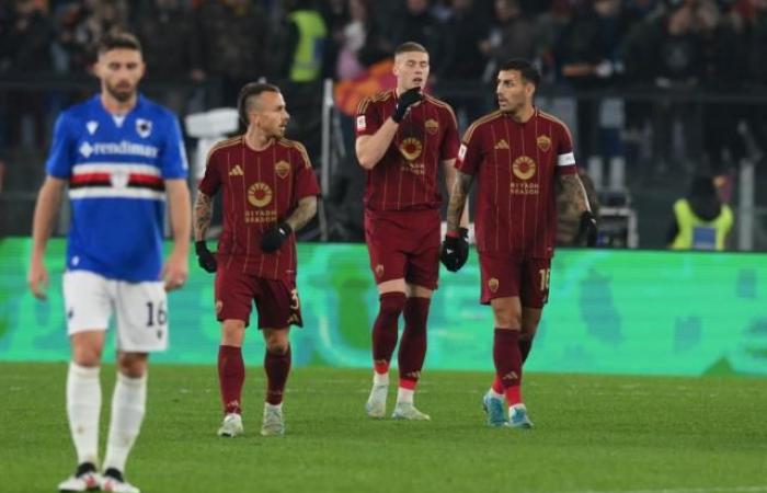 L’AS Roma écarte facilement la Sampdoria en huitièmes de finale de la Coupe d’Italie