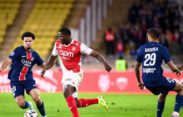 Le PSG s’impose à Monaco, malgré un but d’Emolo