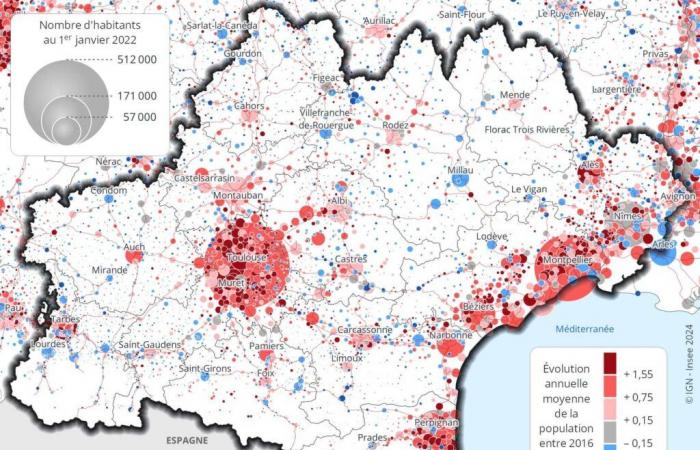 L’Ariège compte officiellement 155 339 habitants, dans une région Occitanie qui ne cesse de croître