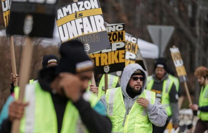 Des milliers de travailleurs d’Amazon aux Etats-Unis et en Allemagne en grève juste avant Noël