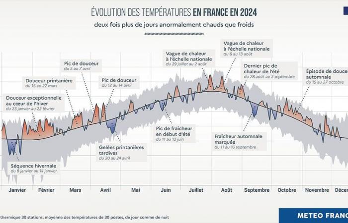 précipitations, ensoleillement, températures… l’année météo en chiffres