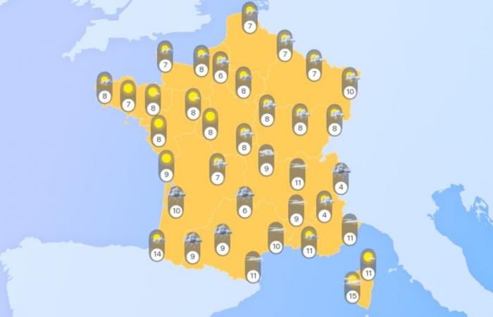 connaître la météo en France aujourd’hui