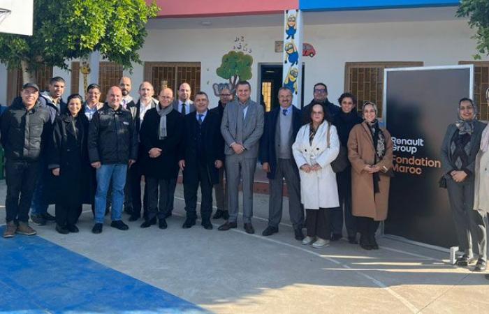 la Fondation RENAULT Maroc réhabilite une nouvelle école primaire publique