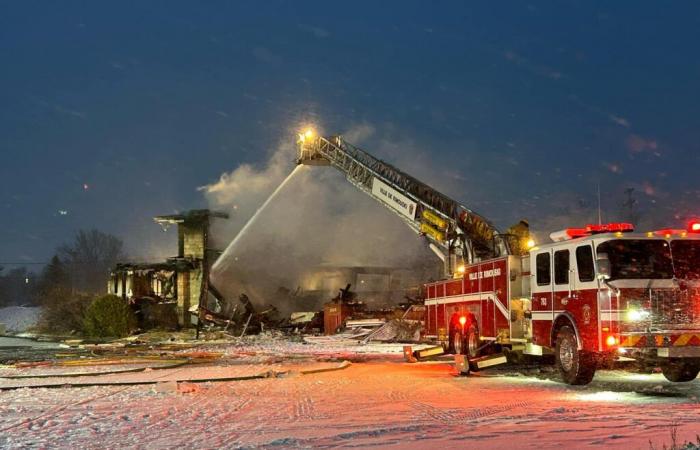 Incendie au presbytère Saint-Agnès : un corps retrouvé