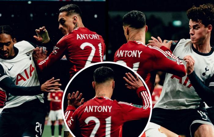 Les fans de Man Utd disent tous la même chose à propos d’Antony après la performance contre Tottenham, le principal sujet de discussion est clair