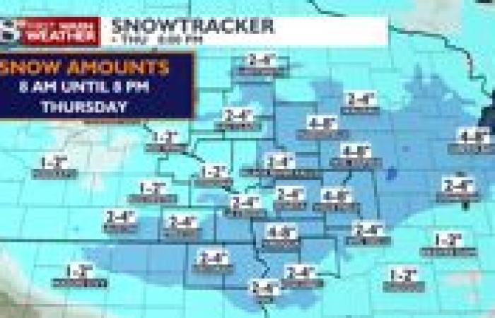 Conditions du jour d’alerte aujourd’hui : impacts de la neige et des déplacements