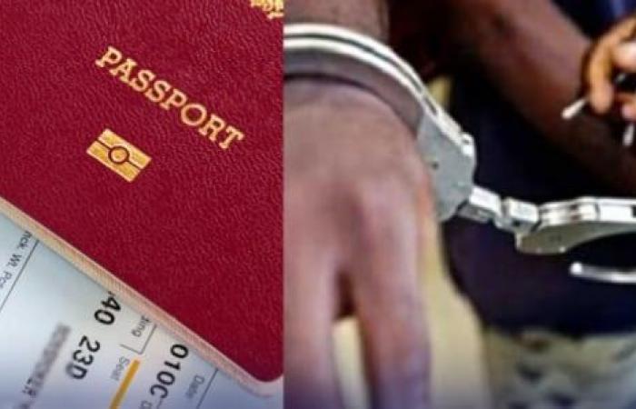 un aveugle arrêté, 179 passeports retrouvés à son domicile