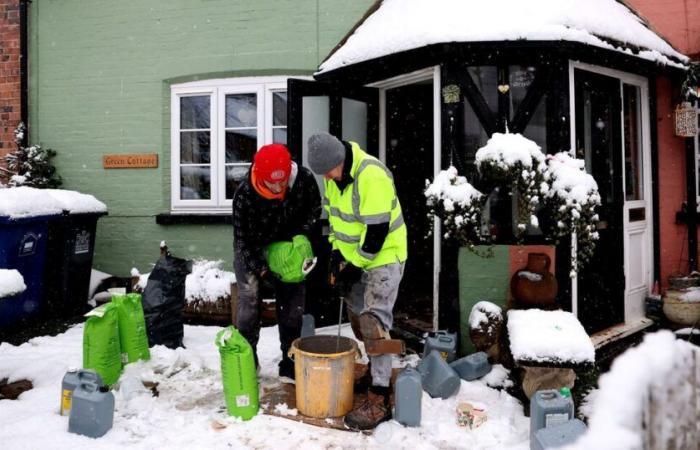 Les cartes de neige du Royaume-Uni montrent un barrage de 647 milles écrasant la Grande-Bretagne avec une explosion arctique de -9°C – vérifiez les zones | Météo