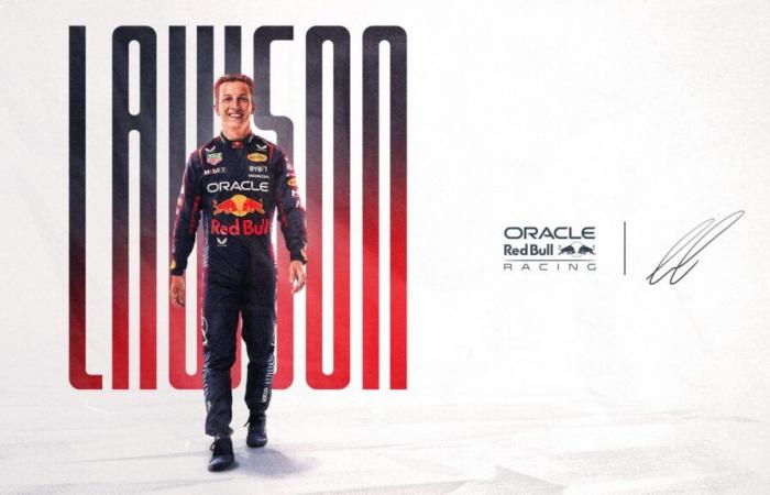 Red Bull officialise Liam Lawson comme coéquipier de Max Verstappen