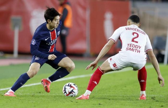 La passe décisive du super remplaçant Lee Kang-in permet au PSG de s’imposer 4-2 contre Monaco