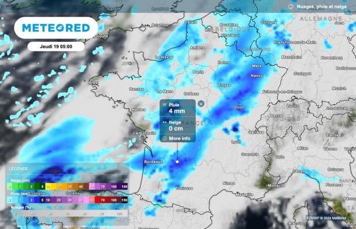 un front froid actif traverse la France ce jeudi. Quelles régions sont touchées par de fortes pluies ?