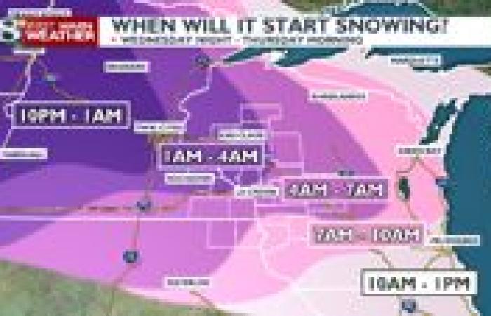 Conditions du jour d’alerte aujourd’hui : impacts de la neige et des déplacements