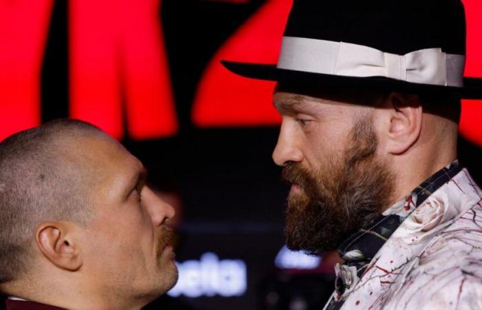 en vidéo, Fury et Usyk se regardent pendant… 10 minutes deux jours avant leur combat