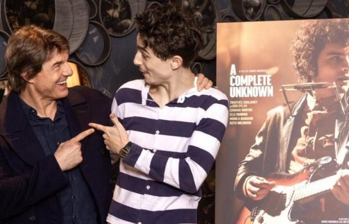 visite surprise de Timothée Chalamet lors d’une projection de A Complete Unknown