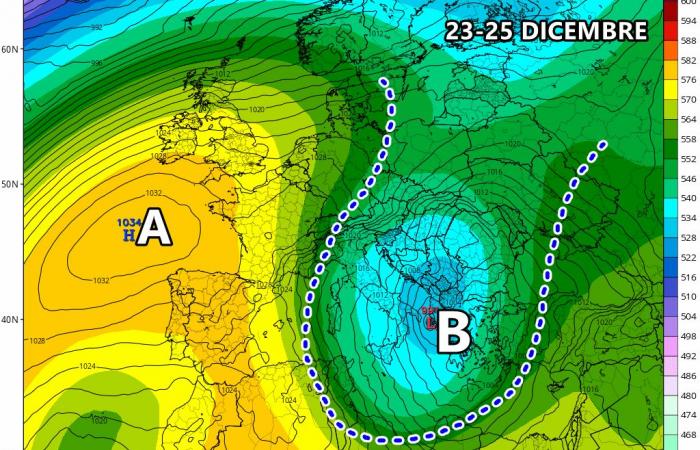 mauvais - jusqu’à samedi, puis froid arctique pour Noël