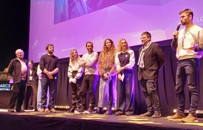 Salle de cinéma. Palmarès du Festival du Film des Arcs : Rotule grand gagnant