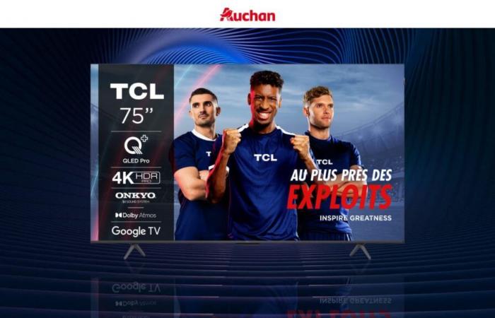 ne ratez pas ces offres Auchan qui mettent à mal le prix des téléviseurs TCL