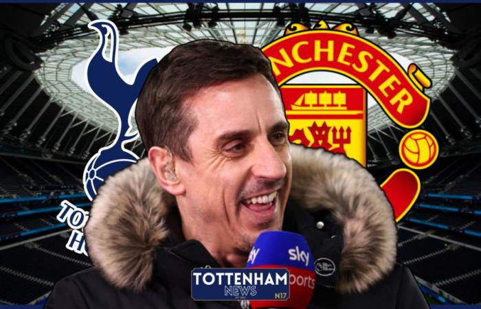 Gary Neville hystérique à cause de ce que le joueur de Tottenham a fait contre Manchester United