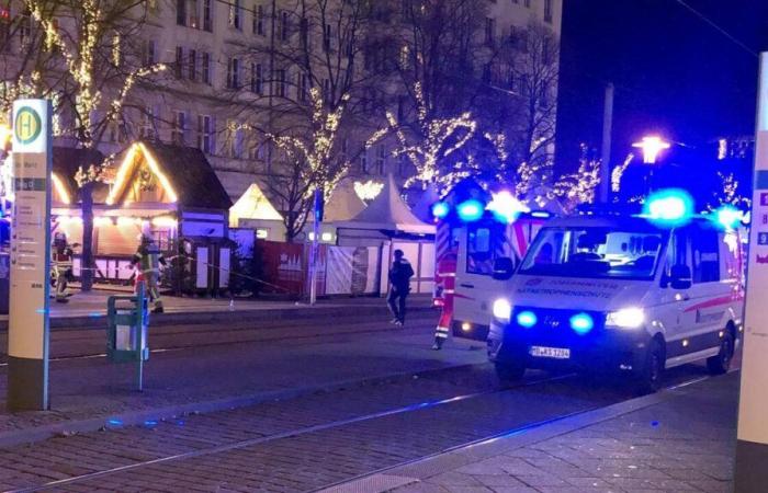 une voiture percute la foule au marché de Noël de Magdebourg, faisant un mort et plus de 60 blessés