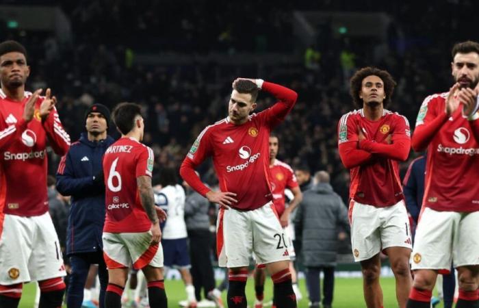 La mauvaise défense de Man United stimule Tottenham en Coupe Carabao