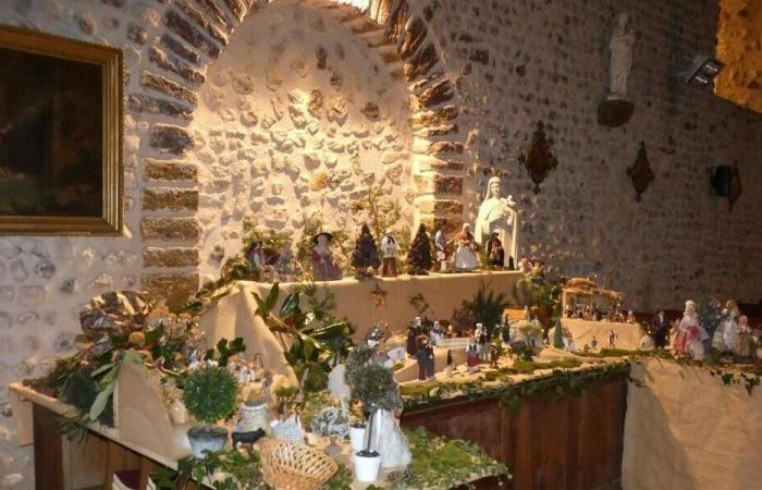 Crèches et 130 figurines à découvrir dans cette église