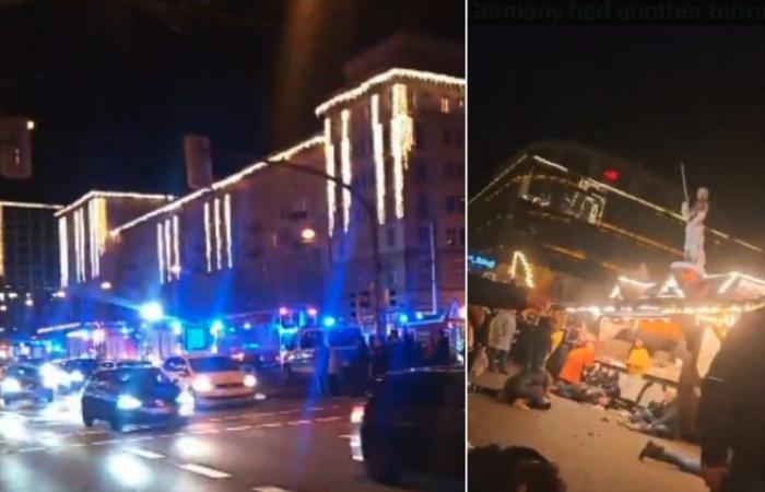 voitures sur foule au marché de Noël de Magdebourg. “Deux morts et 68 blessés, aucun Italien impliqué”