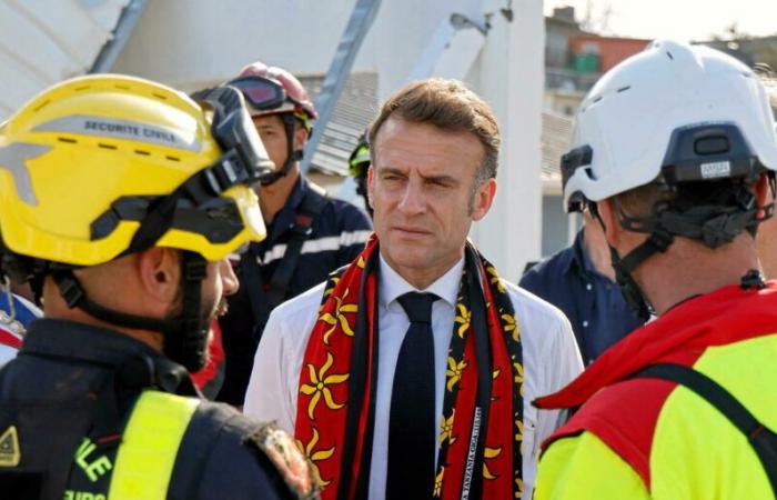 Macron chahuté par les habitants de Mayotte