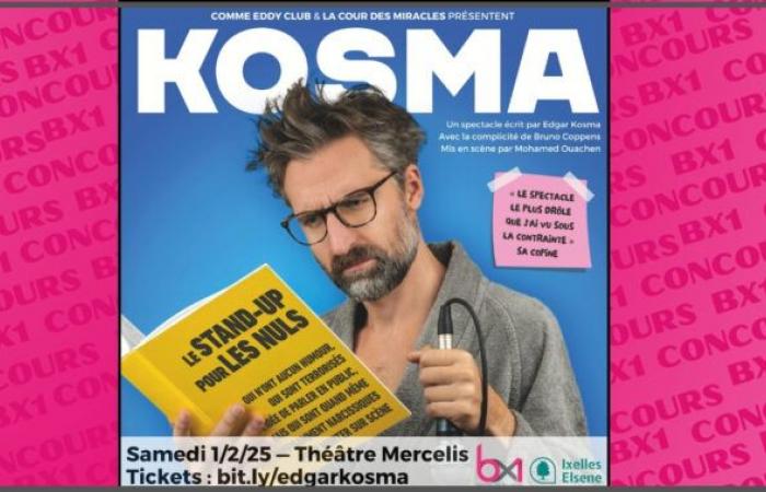 Tentez de gagner 10×2 places pour le spectacle d’Edgar KOSMA « Seul sur scène comme dans la vie » le 01/02/2025 !