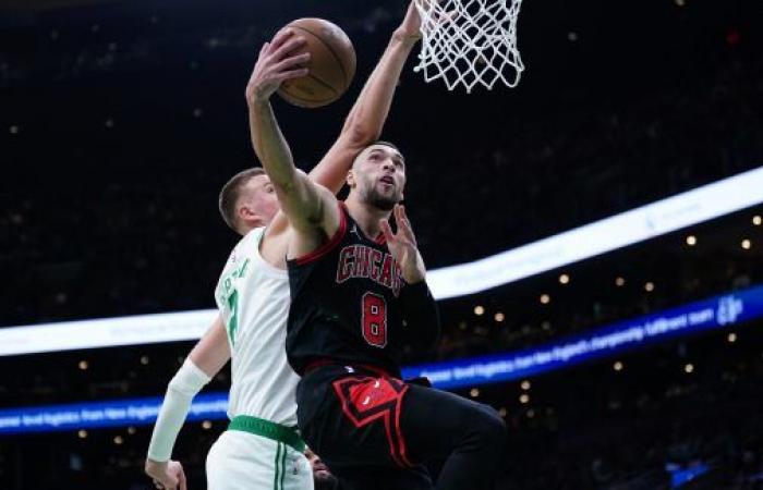 Avec un grand Zach LaVine, les Bulls gagnent à Boston ! • Basket-ball américain