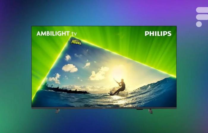 Le prix de ce téléviseur Philips 4K QLED 50″, avec Ambilight pour de superbes effets lumineux, est en chute libre (-26%)