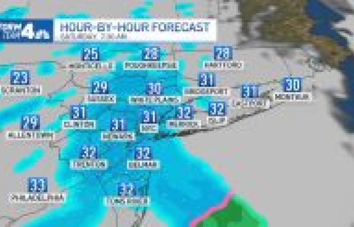 première neige mesurable de la saison possible – NBC New York