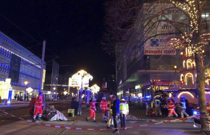 une voiture s’écrase sur un marché de Noël, plusieurs morts et de nombreux blessés