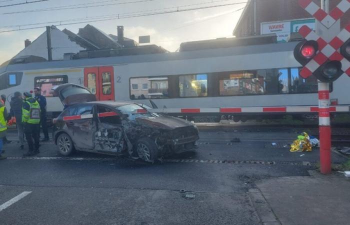 un blessé, le trafic ferroviaire perturbé