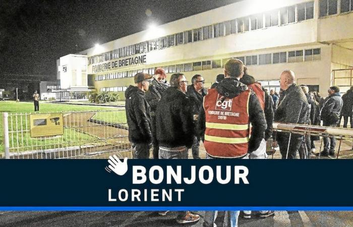 Soleil et pluie, les fondeurs qui attendent, combien sommes-nous ?,… Bonjour Lorient !